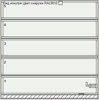 Ворота серии AluPro без вертикальных импостов (ширина проема до 3000 мм)