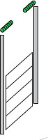 Вертикальный тип монтажа с верхним расположением вала